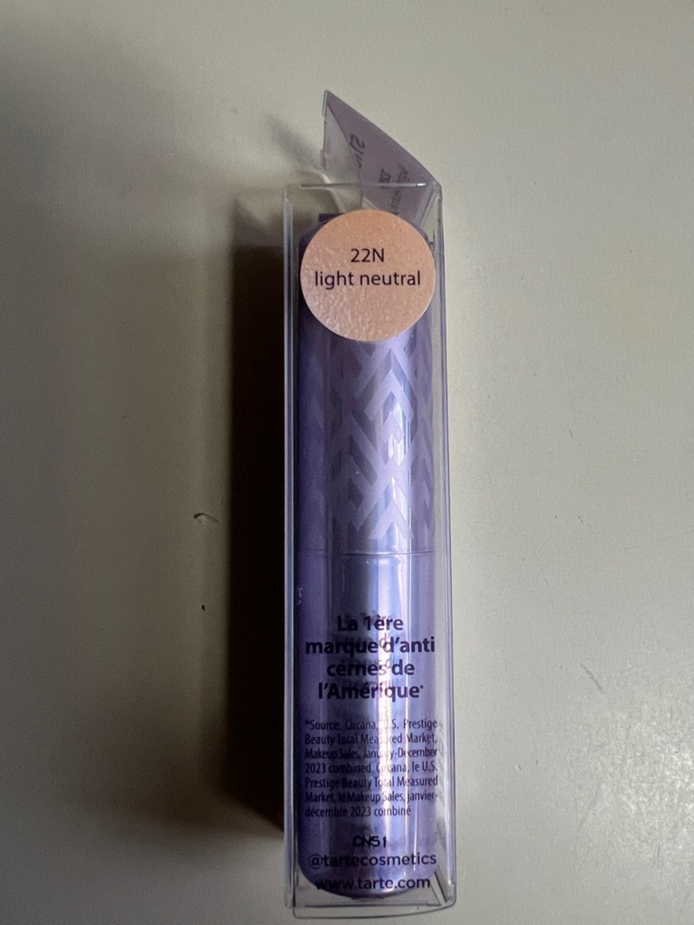 tarte Big Stick Energy shape tape Twist-Up Concealer Stick 22N Light Neutral